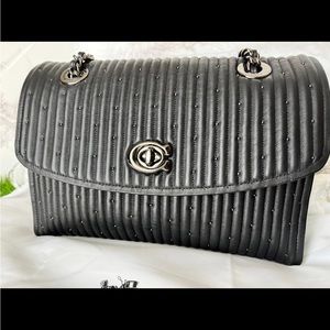 Coach parker with rivets 🖤 accepting reasonable  offers